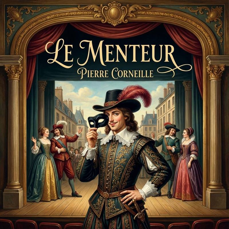 Illustration pour la fiche Bac sur Le Menteur de Corneille