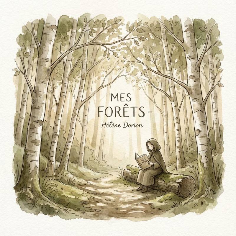 Illustration pour la fiche Bac sur Mes forêts d'Hélène Dorion