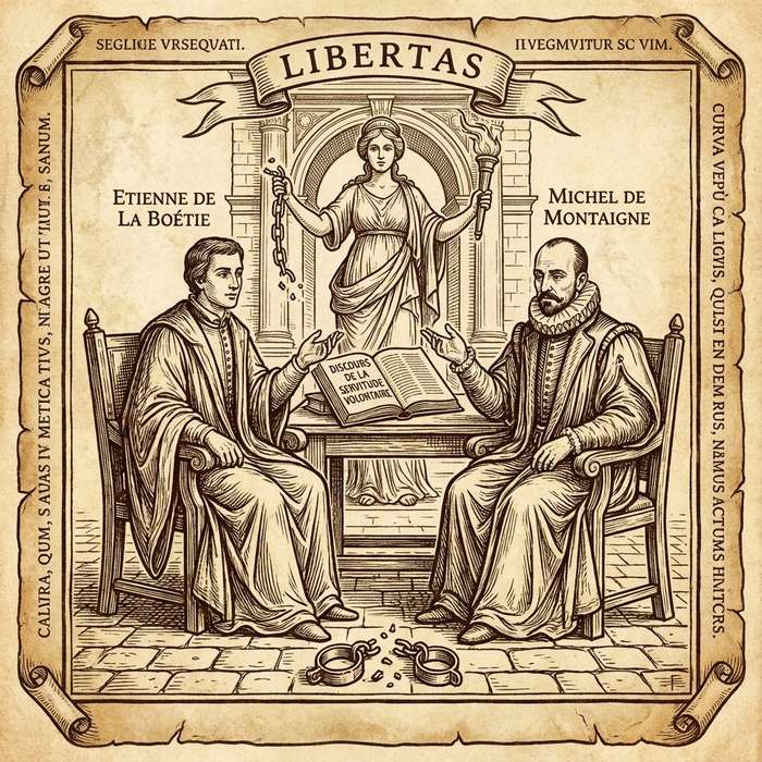Illustration pour la fiche bac français 2026 : le Discours de la servitude volontaire de La Boétie