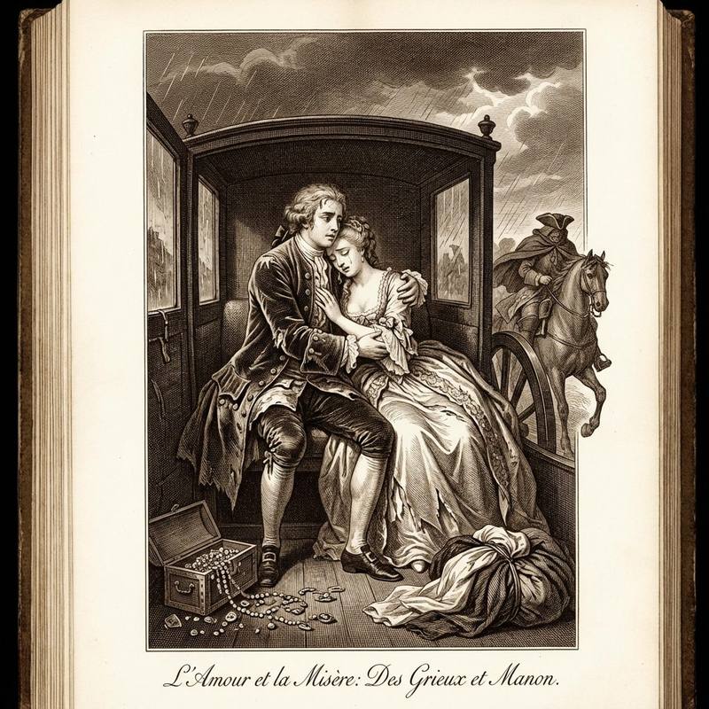 Illustration pour la fiche Bac sur Manon Lescaut de l'Abbé Prévost